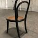 Chaise enfant Thonet cannage vintage bois noir