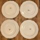 Set of 4 flat plates Sarreguemines service Agreste