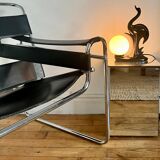 Vintage ceramic lamp with opaline globe