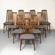 Chaises Eva de Niels Koefoed pour Hornslet Møbelfabrik, 1960