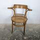 Fauteuil de bureau en bois courbé