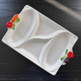 Plat à apéritif en barbotine légumes