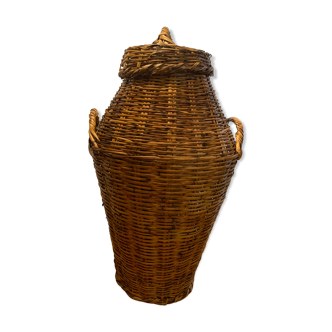 Wicker amphora