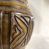 Italian Glazed Ceramic Vase – Sgraffito Engraving