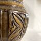 Italian Glazed Ceramic Vase – Sgraffito Engraving