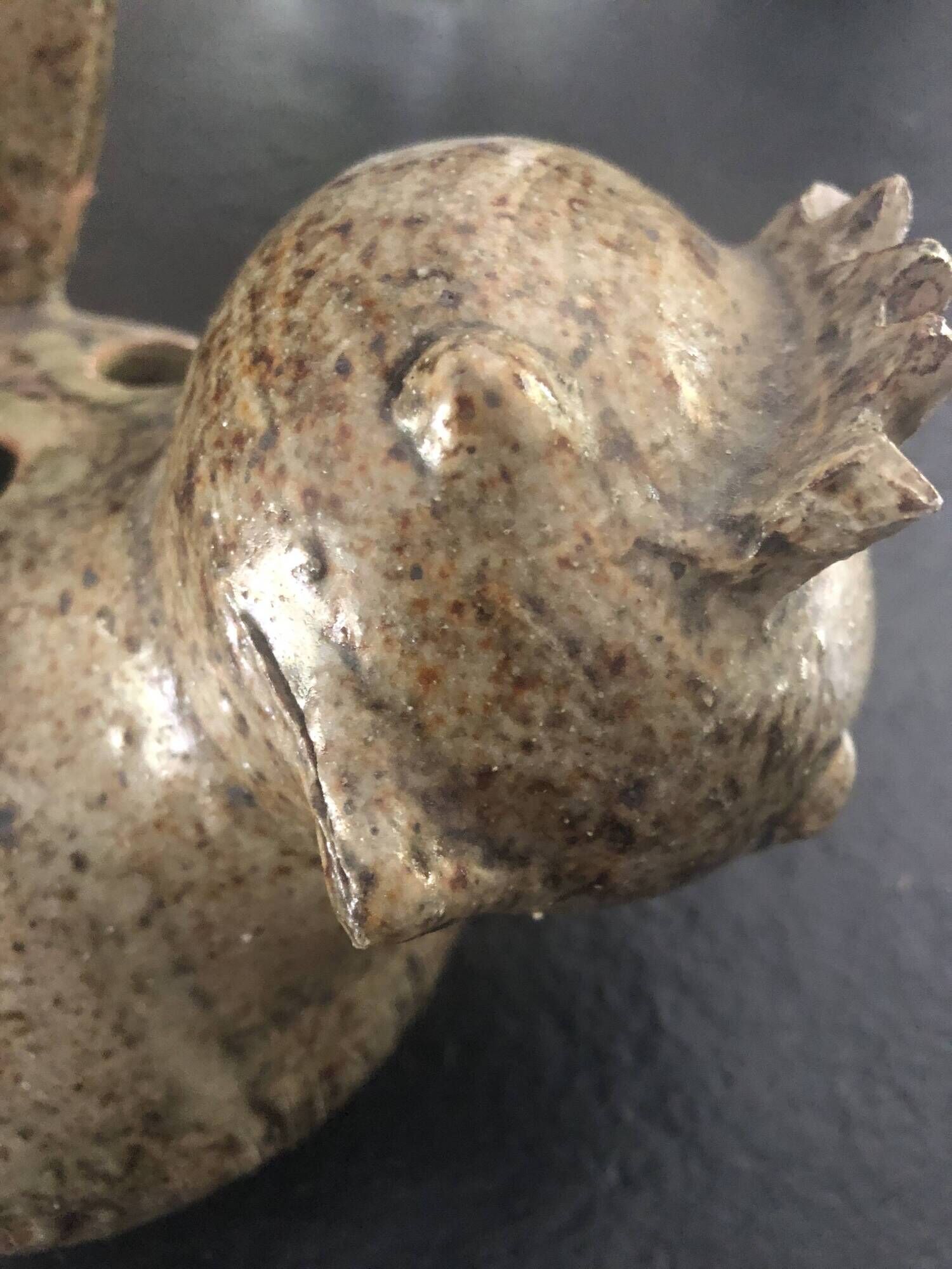 Cockerel in clay