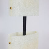 Granite resin and wood lamppost, 1950s