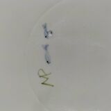 Set of two large ceramic plates – fish "head to tail" design