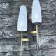 Lunel double wall light in brass and metal, vintage 1950s