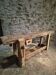 Ancient French oak table | Rustic console | 19th century