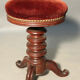 Piano stool on foot tripod XlXth