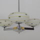 Mid-century Chandelier/Zukov,1960's.