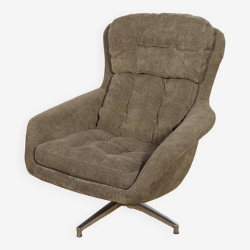 Swedish Swivel Armchair from Dux, 1960s