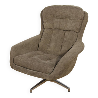 Swedish Swivel Armchair from Dux, 1960s