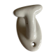 White ceramic bathroom hook 1960s