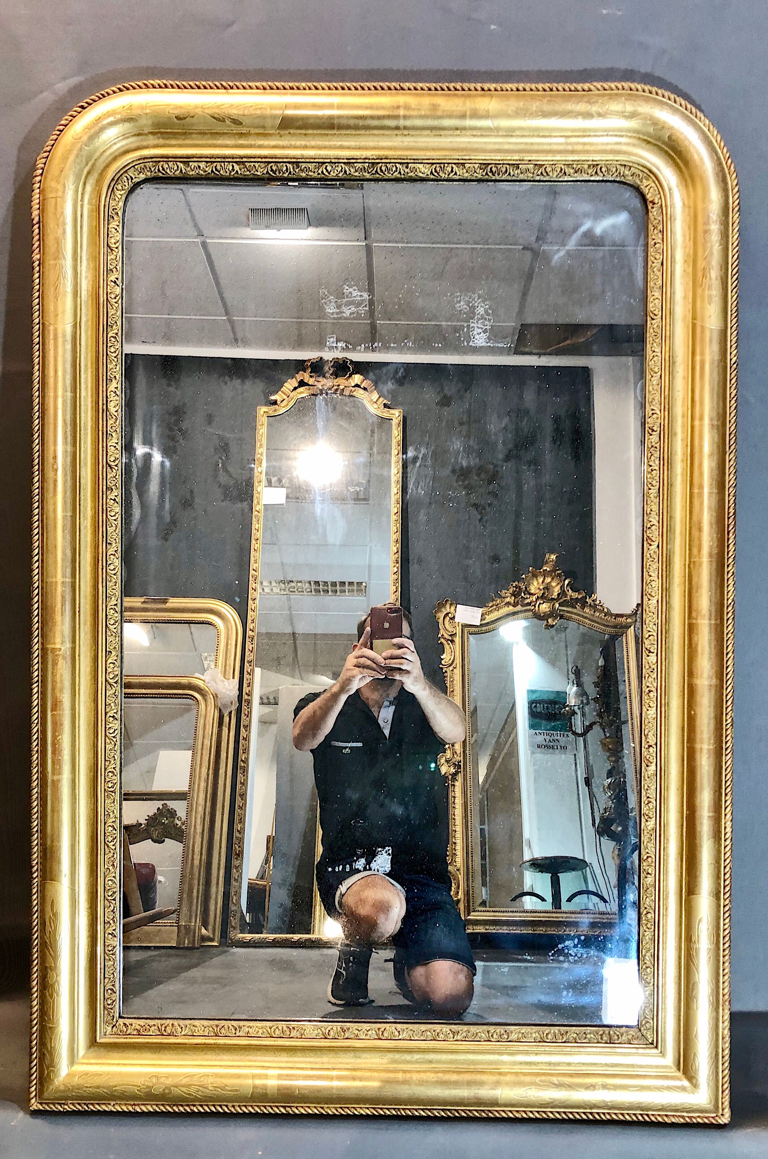 Mirror Louis Philippe 125x85 cm