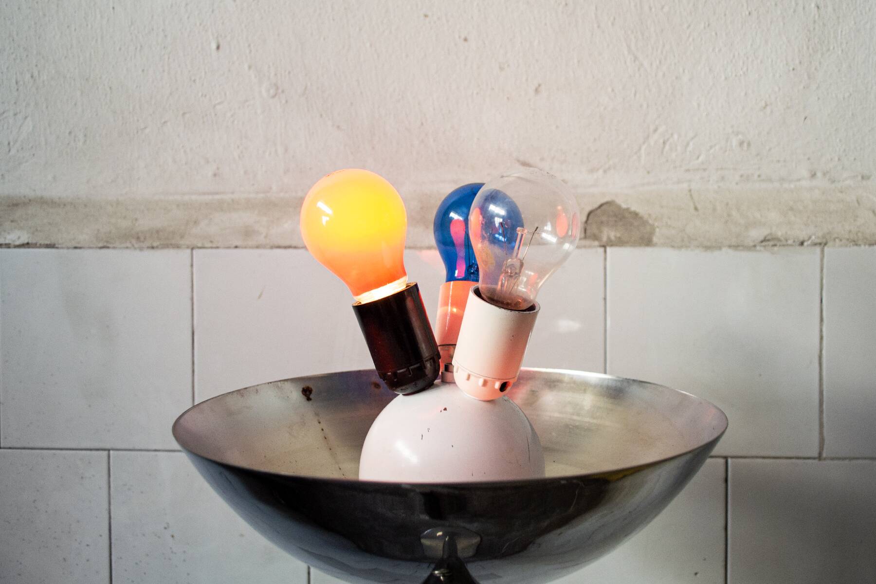 Lampadaire P428 Pia Guidetti Crippa pour Luci, Italie, années 1970