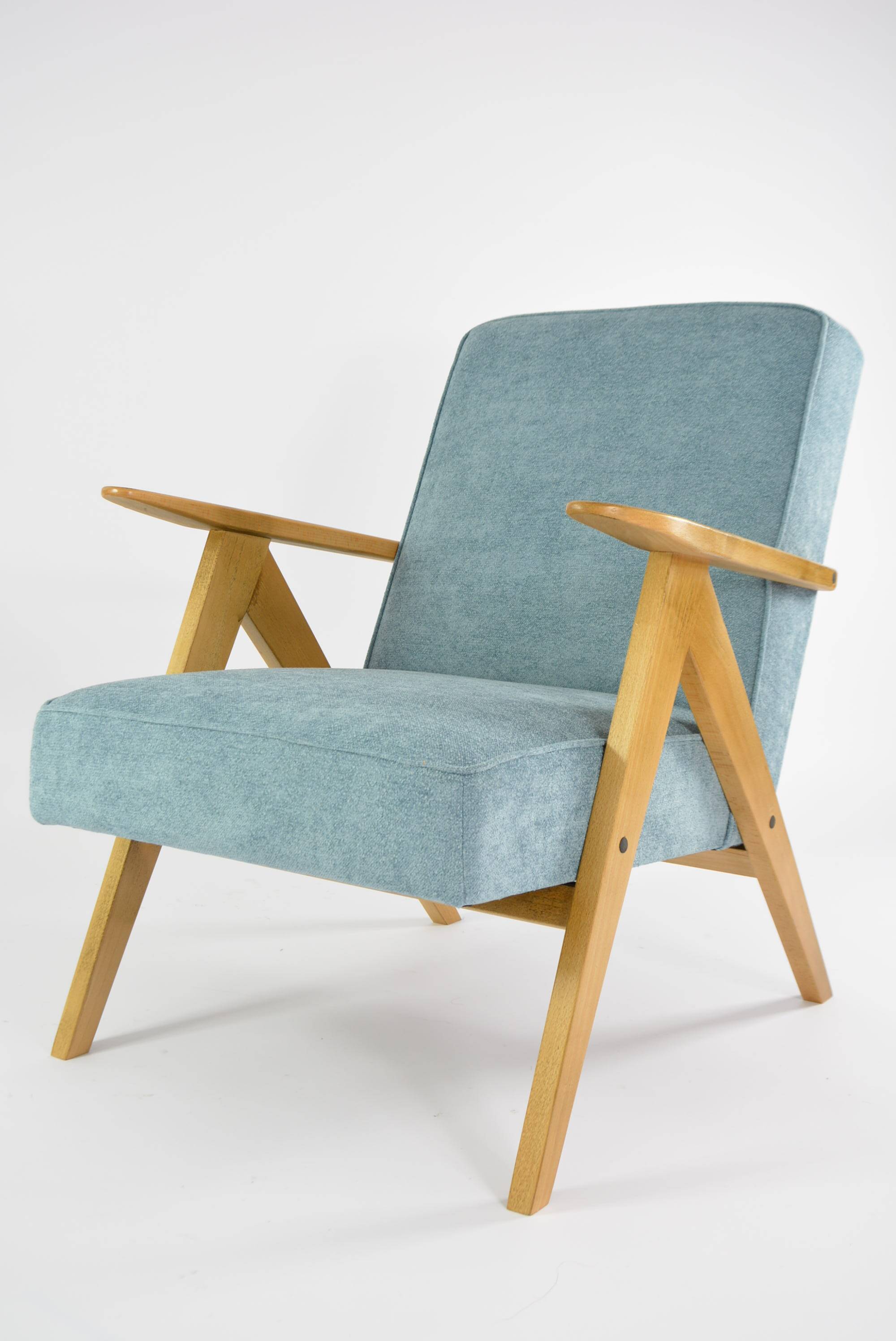 Kompas sky blue tulle armchair