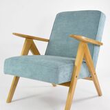 Kompas sky blue tulle armchair