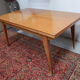 Extending table with vintage compass legs 50s