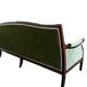 Canapé vintage vert mousse / chesterfield / canapé