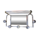 Coat rack aluminum 1970s