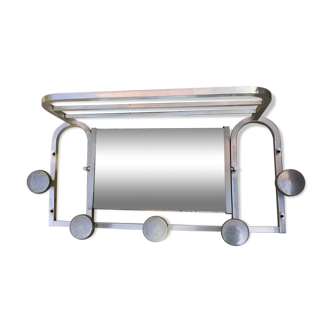 Coat rack aluminum 1970s