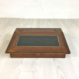 Writing desk XIX with mahogany veneer