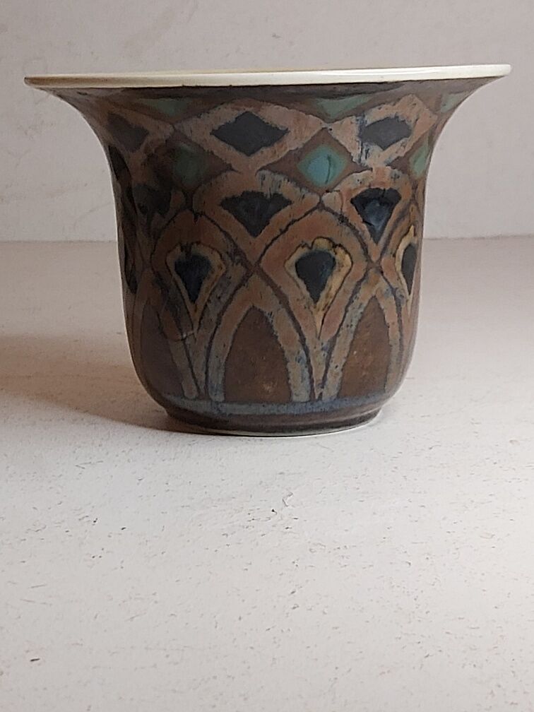 Coupe "Dakar" Camille Tharaud porcelain Limoges