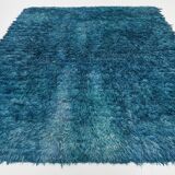 Long hairy bohemian kilim rug,268x325cm