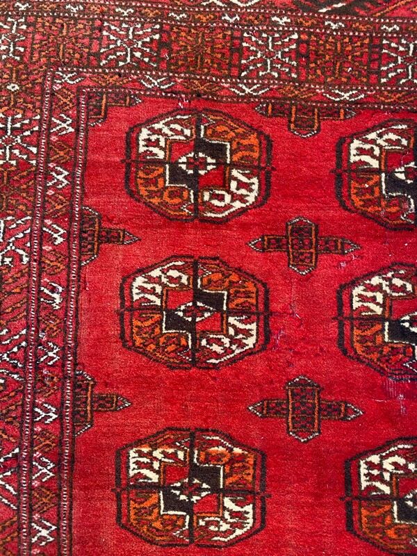 Vintage carpet afghan boukhara 114x170 cm