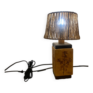 Lampe vintage 1950 signée