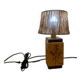 Vintage lamp 1950 signed ceramic
