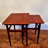 Vintage nesting tables by Kai Kristiansen, 1960s