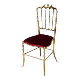 Chiavari chair designer. Solid bronze.