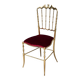 Chiavari chair designer. Solid bronze.