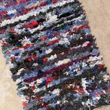 Moroccan carpet boucherouite colored - 75 x 152 cm