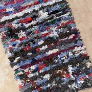 Tapis Marocain boucherouite coloré - 75 x 152 cm