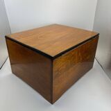 Jugendstil / Art Nouveau Box in Partly Ebonized Solid Oak, Austria, 1900