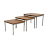 Tables gigognes Pierre Guariche pour Meurop mimiset Belgique 1960