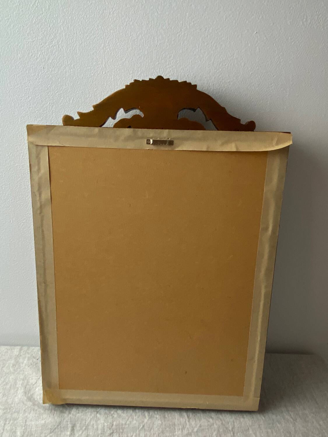 Wooden and glass wall display case