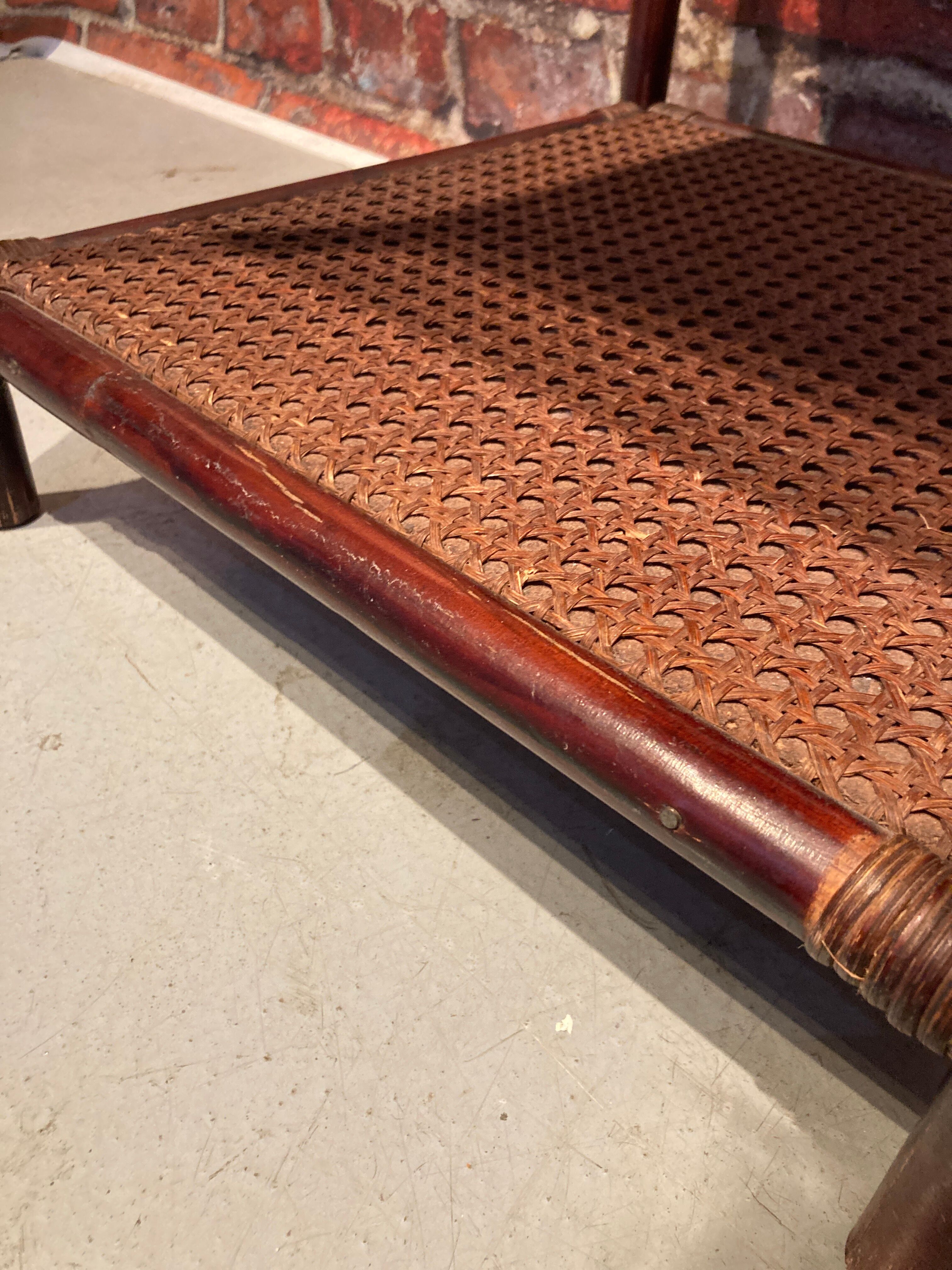 Set of two rattan bedside tables