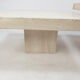 Set of 3 Italian Travertine Coffee Tables, 1980s