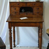 Secretary desk happiness of the day Louis Phillipe in walnut