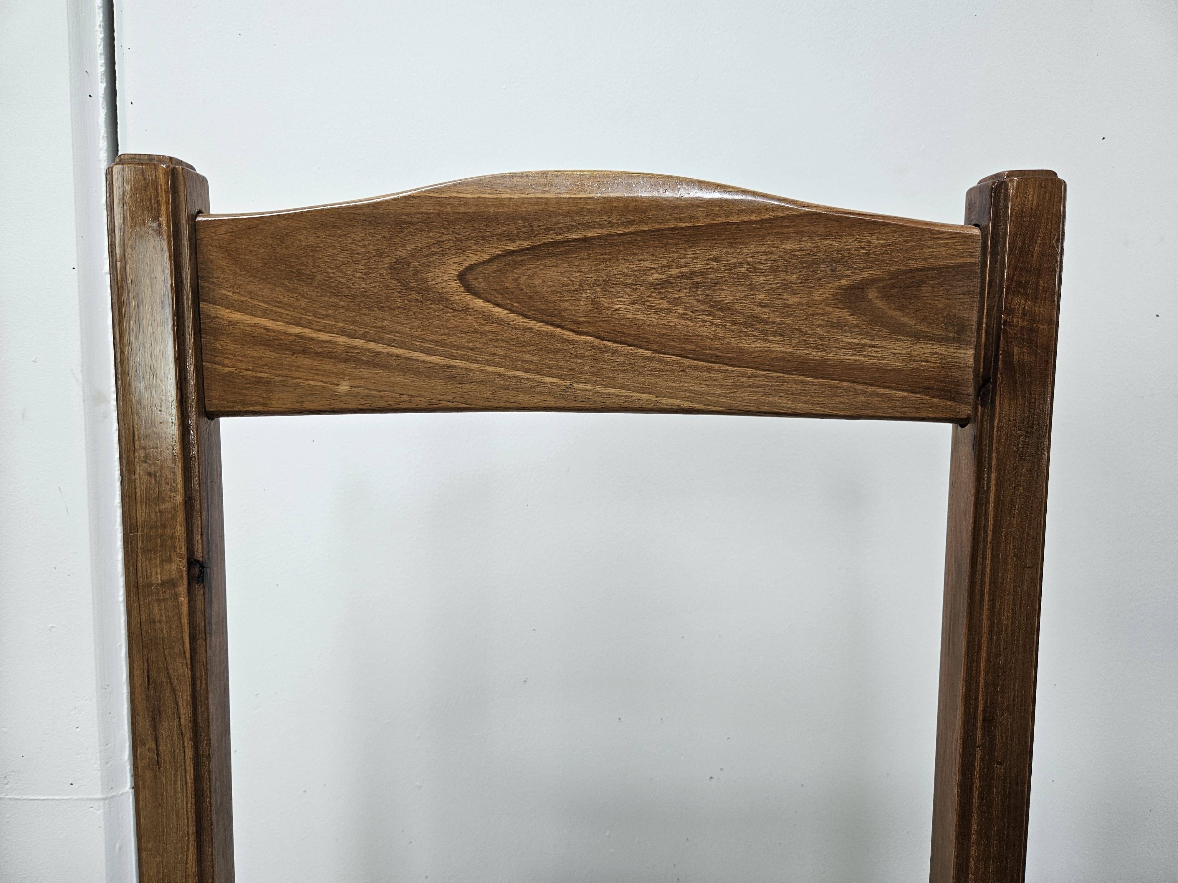 Chaises de salle à manger en hêtre des années 1950 avec assise géométrique