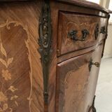 Louis XV style lady's secretary in light wood marquetry, 20th century