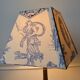 Blue toile de Jouy lampshade