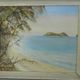 Oil painting of framed seascape, signed A F Singer, dated 67.