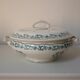 Soup bowl Saint Amand, green pattern - model 4025
