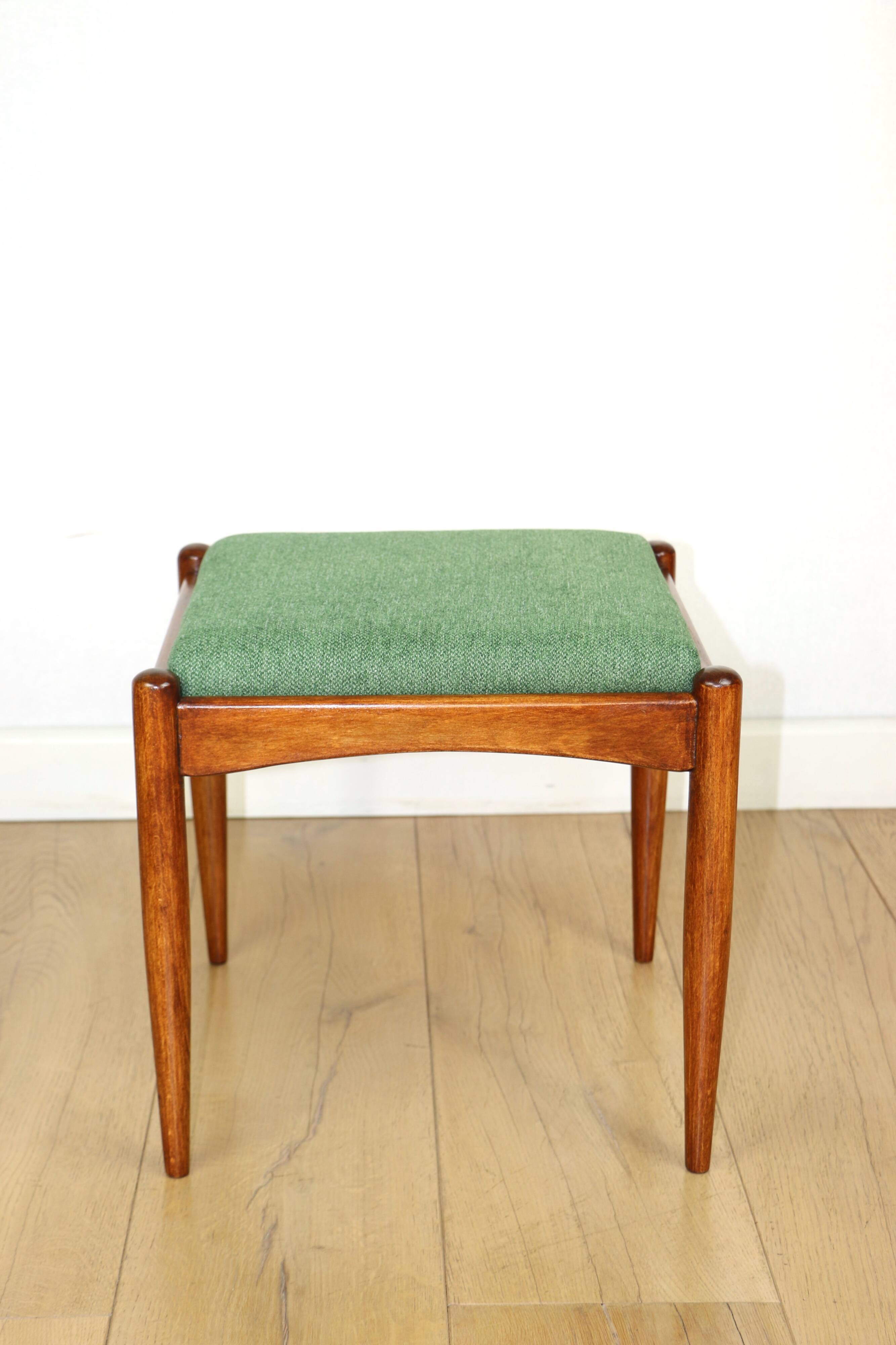 Tabouret Edmund Homa siège vert - tissu structurel